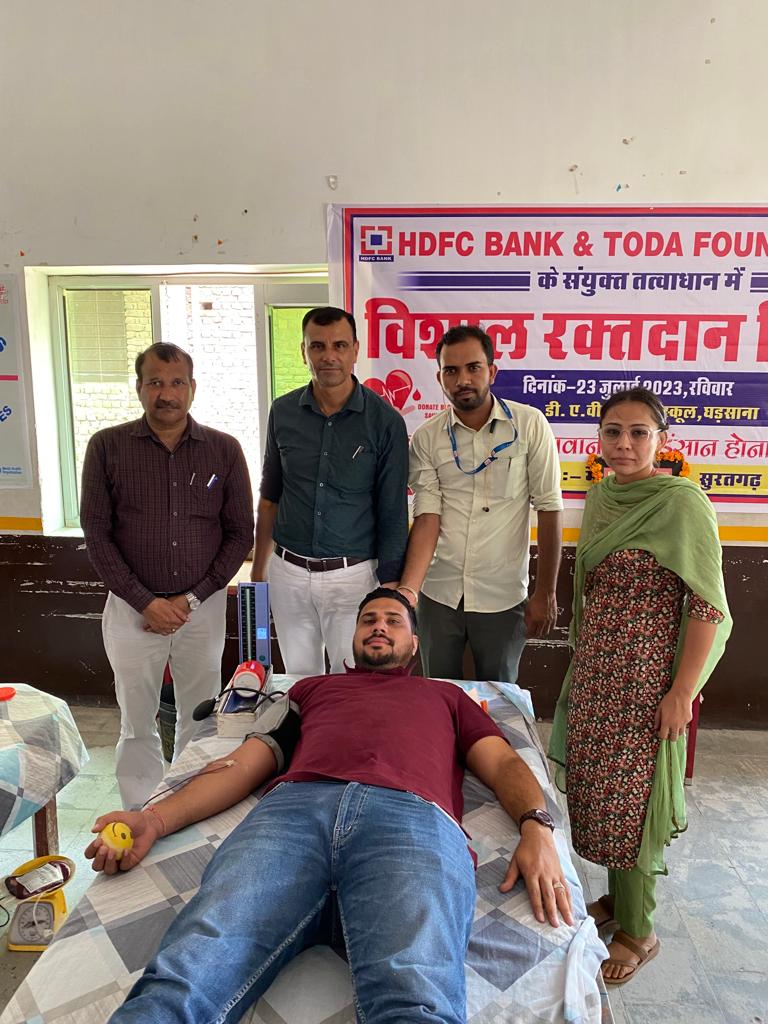 Blood donation camp