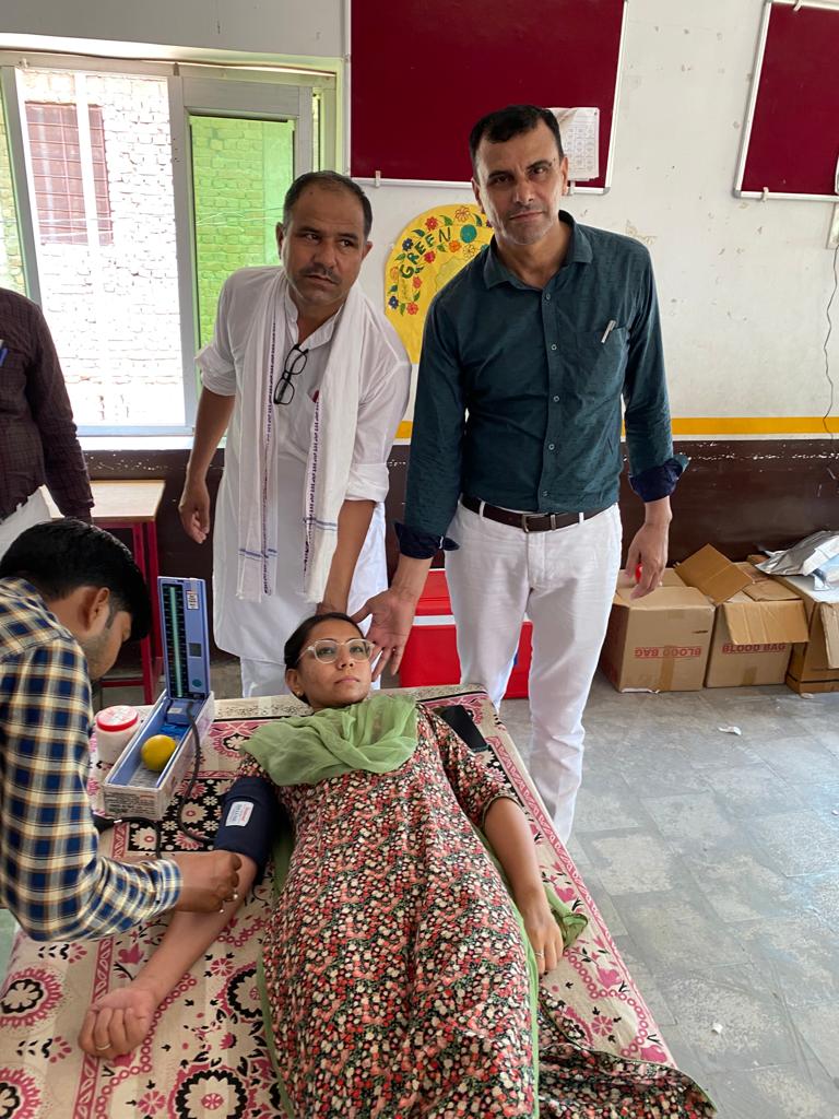 Blood donation camp
